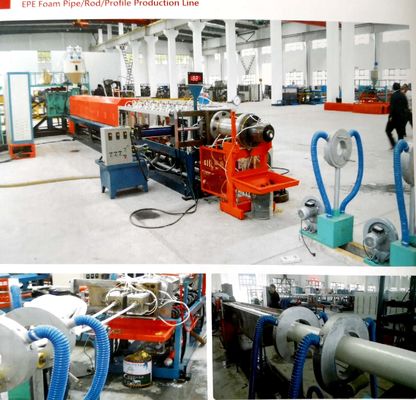 SP-75 EPE foam pipe/rod profile production line