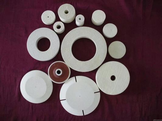 Needle Punched Buffing Wheel For Drill , 12mm Wool Felt Polishing Pads
