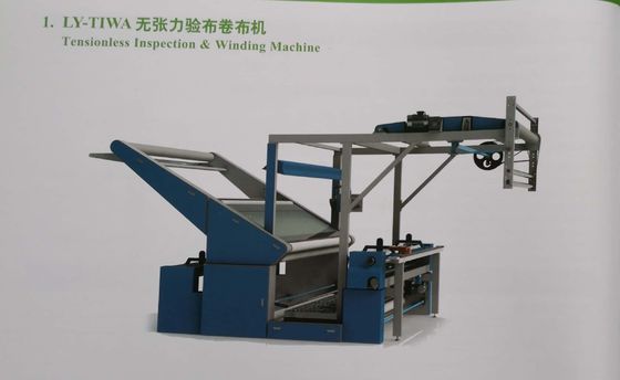 Tensionless Fabric Inspection Machine / Fabric Winding Machine 3.4KW Power