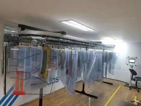 Customized workshop SS Logistics Garment Hanging System