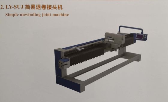 PLC Control Simple Unwinding Machine For Farbic Connection Human Machine Interface Operation