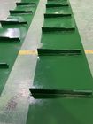 Smooth Petrol Green Pvc Conveyor Belt Custom Made 2ply 3ply