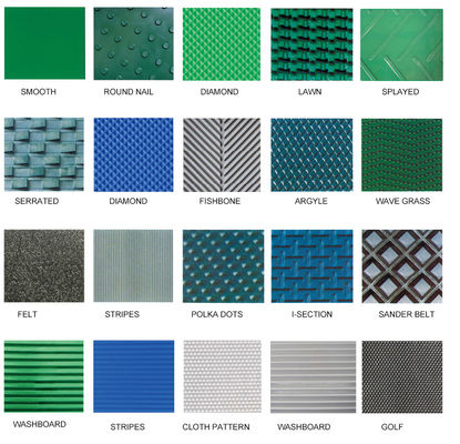 Buy PVC pattern conveyor belt Wear-Resistant Rough Top conveyor belting in green/ black/blue  various colors are available online manufacture
