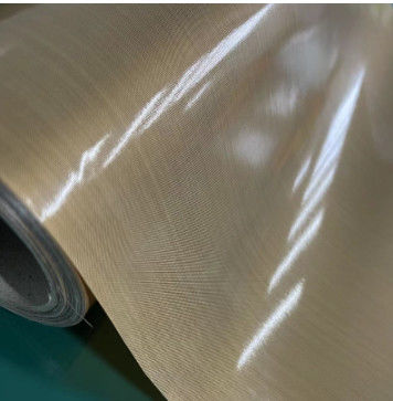 Buy 5mil Thick PTFE Coated Fiberglass Fabic Non Stick Alkali Free online manufacture