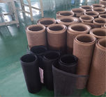 Tan Brown Teflon Mesh UV Dryer Conveyor Belt For UV Glue UV Ink
