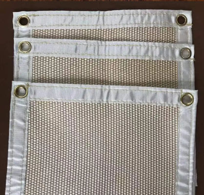 Buy Silicone Reusable Fiber Coating Fireproof Fire Pit Mat Deck And Patio BBQ Under Grill Mat online manufacture
