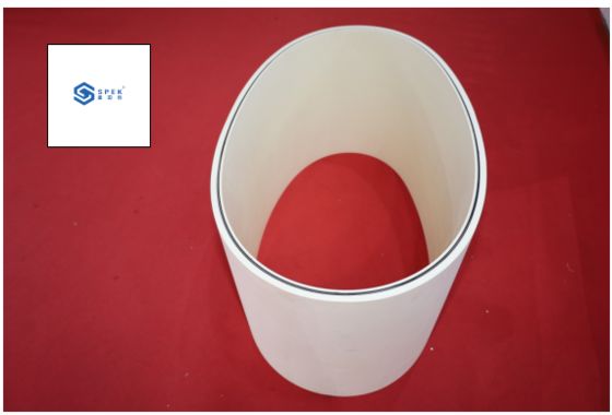 Buy Endless Smooth Rubber Fish Bone Separation Belt White Color online manufacture