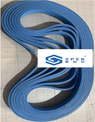 buy Customized Box Gluing Machine Conveyor Belt With Nylon+ Carrier Base online manufacture