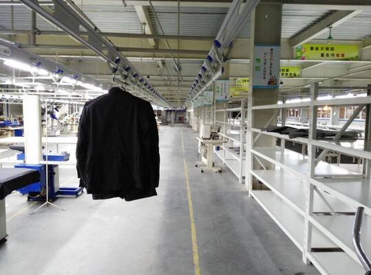 Buy Electric Aluminum Overhead conveyor system for garment factory transportation online manufacture