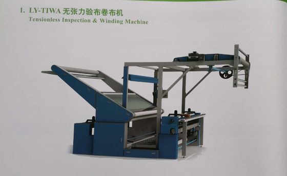 Buy Tensionless Fabric Inspection Machine / Fabric Winding Machine 3.4KW Power online manufacture