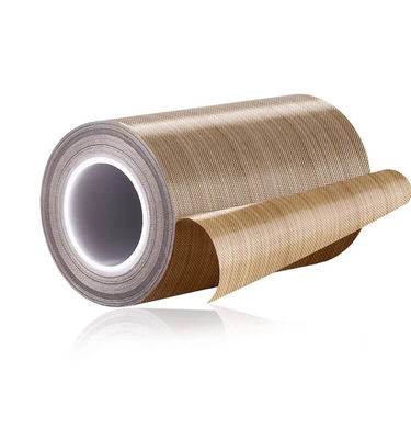 Buy 0.18mm Tefon PTFE Coated Fiberglass Fabric With Adhesive Tape online manufacture