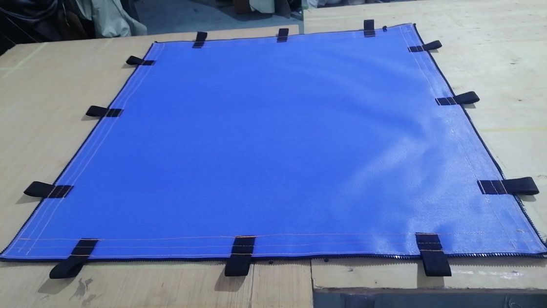 Silicone Coated Fiberglass Fabric With Zipper Hook Loop For Safe ...