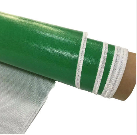 Single Side Silicone Rubber Coated Fiberglass Cloth For Thermal Insulation Jacket