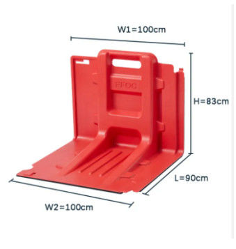 Door Flood Control Baffle And Flood Gablewall Abs Material Flooding Barrier