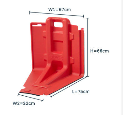 New Red Brand Design Flood Barrier For Building Stop Water And Flood