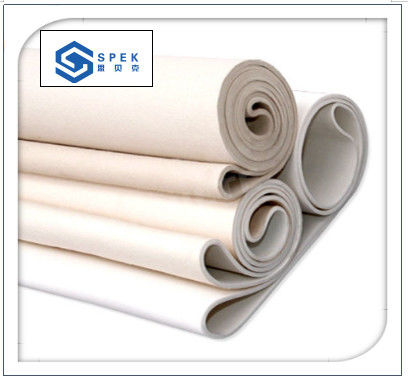 Circular non-slip and heat resistant wool felt food conveyor belt