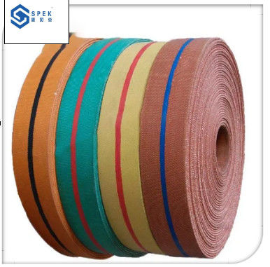 Flat Tape Canvas Conveyor Belt Yellow Rubber Industrial Conveyor Belt