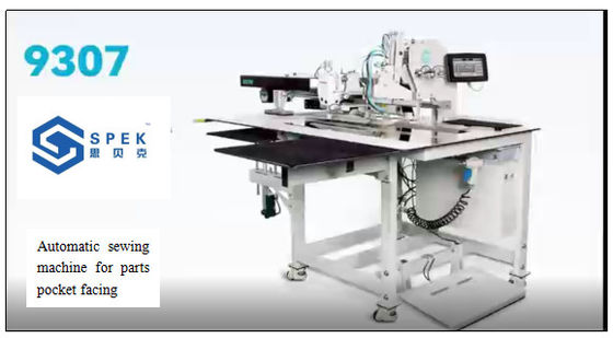 Automatic sewing machine for parts pocket facing  special sewing machine