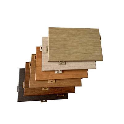 Acoustic Wood-Look Aluminum Panel for Office Door Cladding and Wall Systems