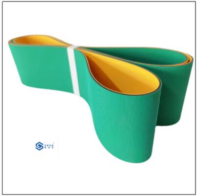 Spinning Circumference  2445mm* Width 11mm Green Spindle Belt With Finger Joint For Spinnig Textile Machinery Spare Parts