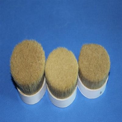 Double Natural Boiled Bristles For Paint Brushes Pure Boar Bristle Custom Color