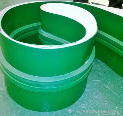 3mm Green PVC Conveyor Belt Smooth Glossy Food Grade High Temperature Conveyor Belt