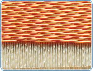 Filtration Sludge Dewatering Polyester Conveyor Belt Horizontal Vacuum Belt Filter