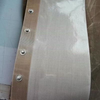  PTFE Coated Glass Fiber Conveyor Belts With Button