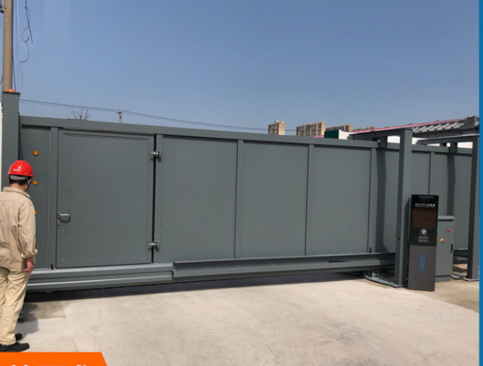 Intelligent three defense gate 6063 aluminum alloy flood control ...
