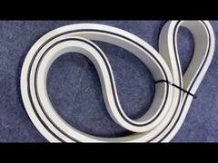 Rubber fish bone separation conveyor belt