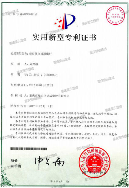 China Taizhou SPEK Import and Export Co. Ltd Certification